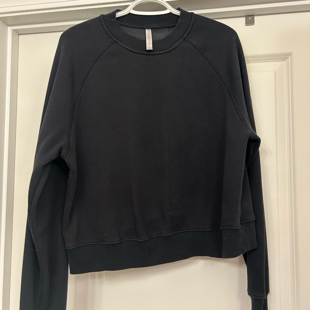 Fabletics Black Scuba Sweatshirt
